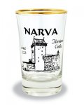souvenir, gift, suvena, glass, estonia, eesti, elk, shot glass, Narva