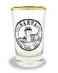 souvenir, gift, suvena, glass, estonia, eesti, elk, shot glass, Narva